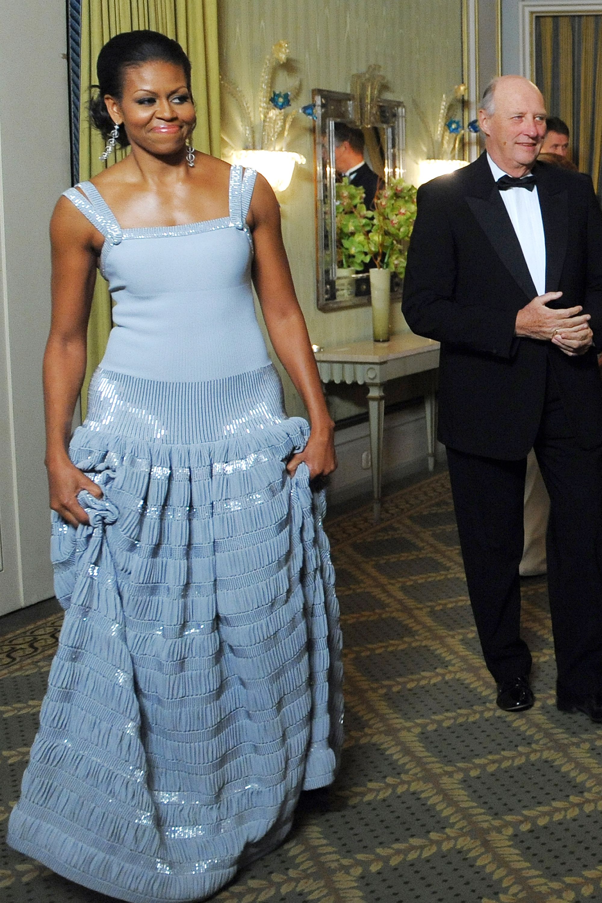 michelle obama jason wu inaugural ball