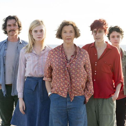 <p>A single mother (Annette Bening) struggling to parent her teenage son Jamie (Lucas Jade Zumann) calls on two young women—an artist living in their home (Greta Gerwig) and Jamie's best friend (Elle Fanning)—to help her raise him.</p>

<p>Watch the trailer <a href="https://www.youtube.com/watch?v=bxcvng_CpMQ" target="_blank" data-tracking-id="recirc-text-link">here</a>.</p>