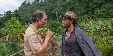<p>A businessman and an ecologist journey deep into the jungle of Indonesia in search for one precious thing: gold. Matthew McConaughey, Edgar Ramírez and Bryce Dallas Howard star in this film directed and written by Stephen Gaghan. </p>

<p>Watch the trailer <a href="https://www.youtube.com/watch?v=gdLXPv5NsA4" target="_blank" data-tracking-id="recirc-text-link">here</a>.</p>