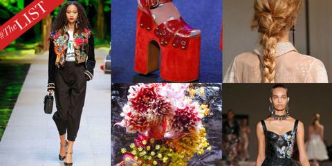 Shoulder, Red, Flower, Petal, Style, Bag, Fashion accessory, Collage, Dress, Fashion, 