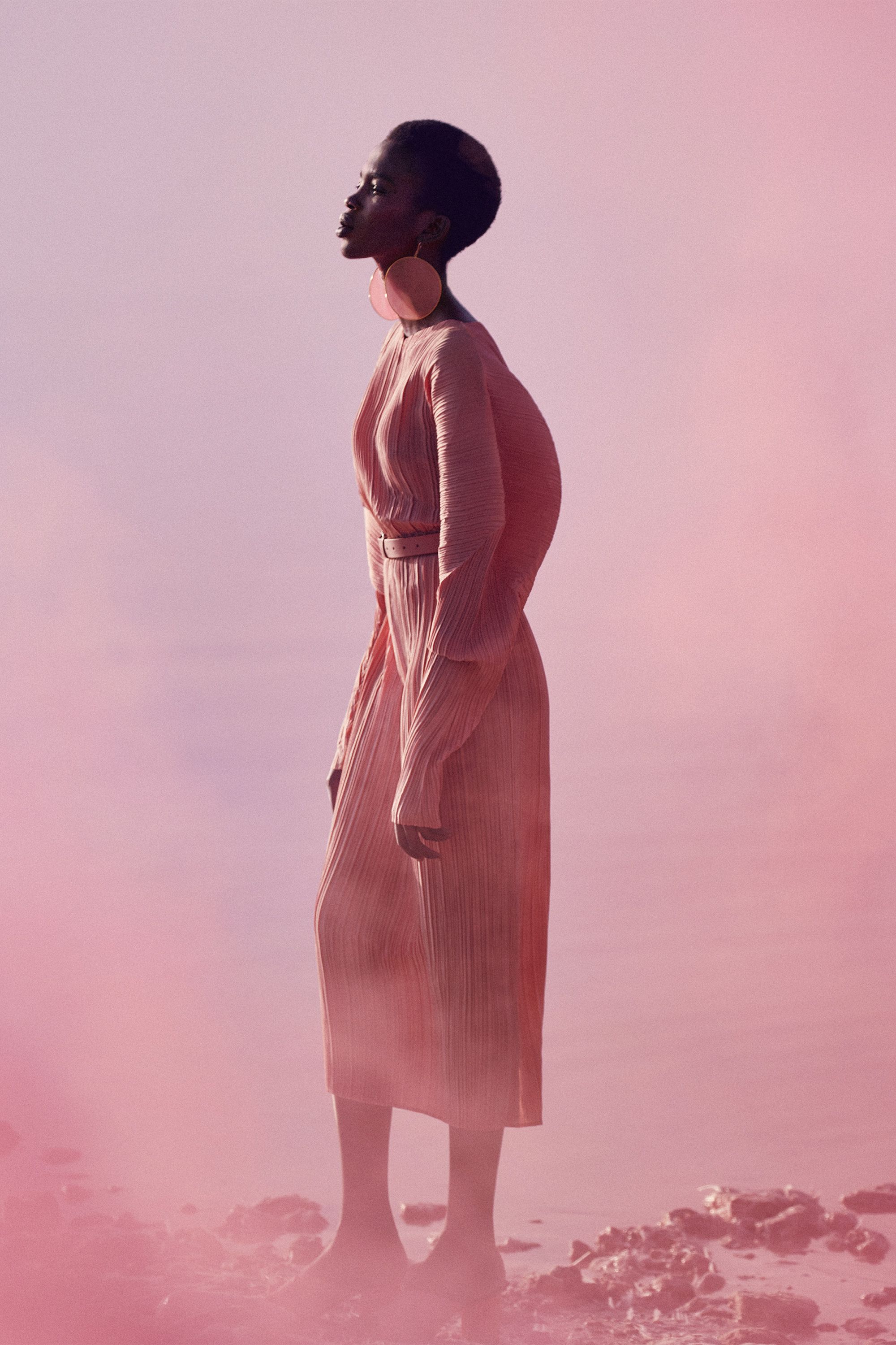 Jil sander pink discount dress