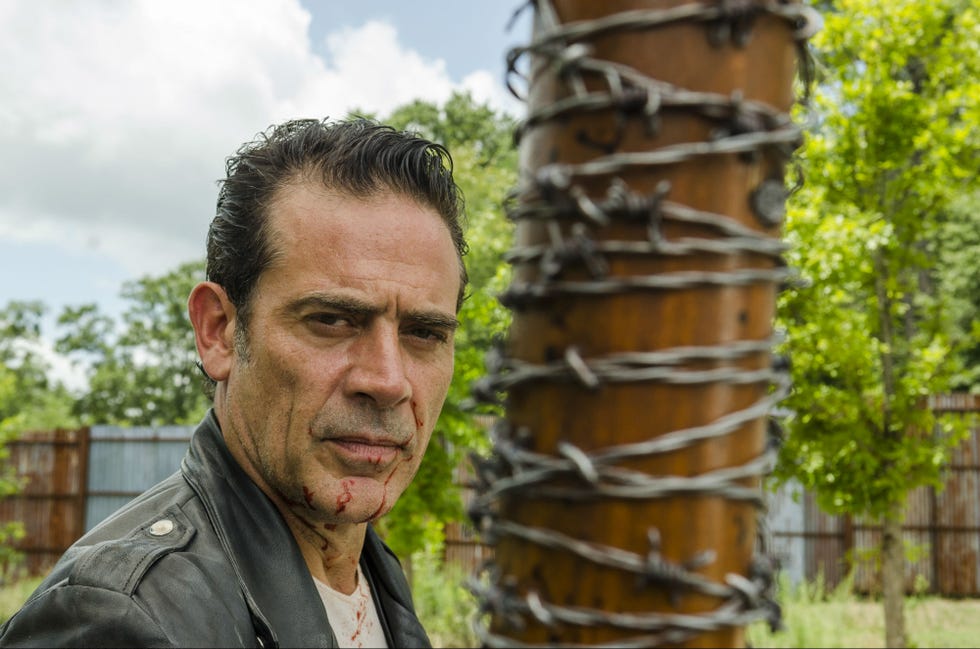 Jeffrey Dean Morgan as Negan in The Walking Dead