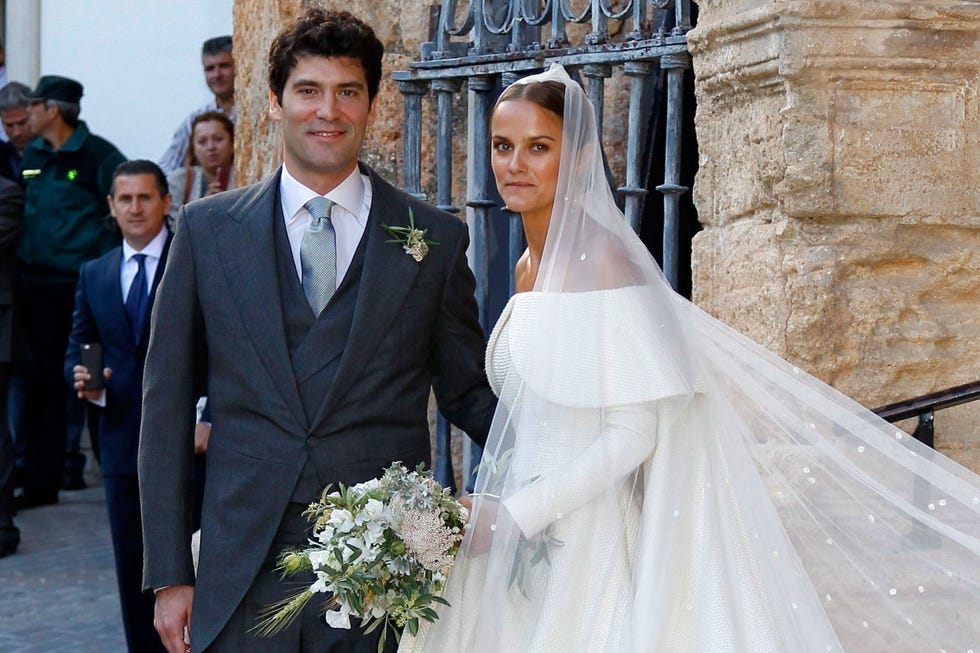 <p><strong data-redactor-tag="strong" data-verified="redactor">May 2016</strong> Lady Charlotte Wellesley <a href="http://meltsflow.com/wedding/photos/news/a15854/lady-charlotte-wellesley-wedding-alejandro-santo-domingo/" target="_blank" data-tracking-id="recirc-text-link">married</a> American-Colombian businessman Alejandro Santo Domingo in Illora, Spain, wearing a custom Emilia Wickstead gown. </p>
