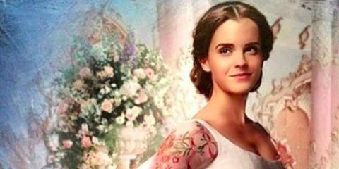 Emma watson beauty and shop the beast wedding dress