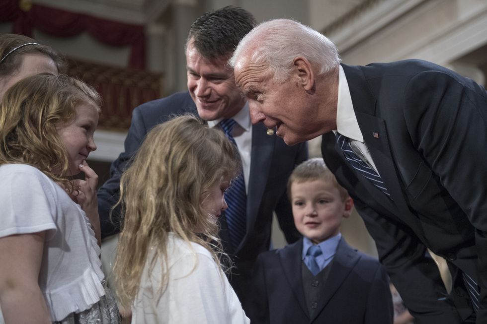 Joe Biden Gets Rejected by a Baby, Takes Selfies at His Final Senate ...