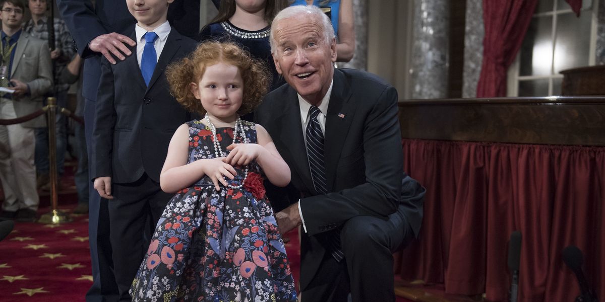 Joe Biden Gets Rejected by a Baby, Takes Selfies at His Final Senate