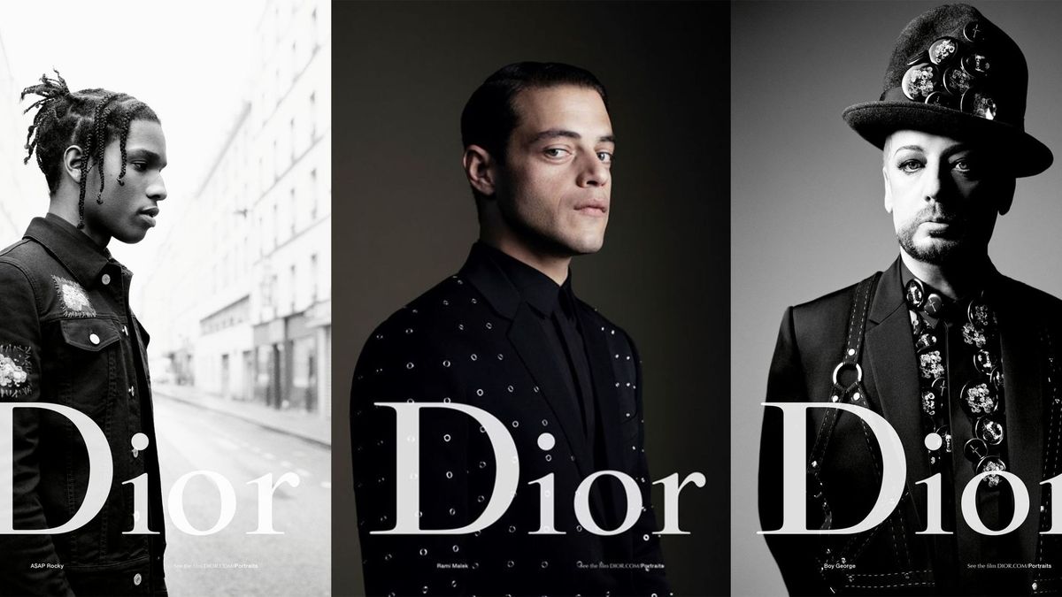 ASAP Rocky Boy George Rami Malek Dior 2017 Summer Campaign