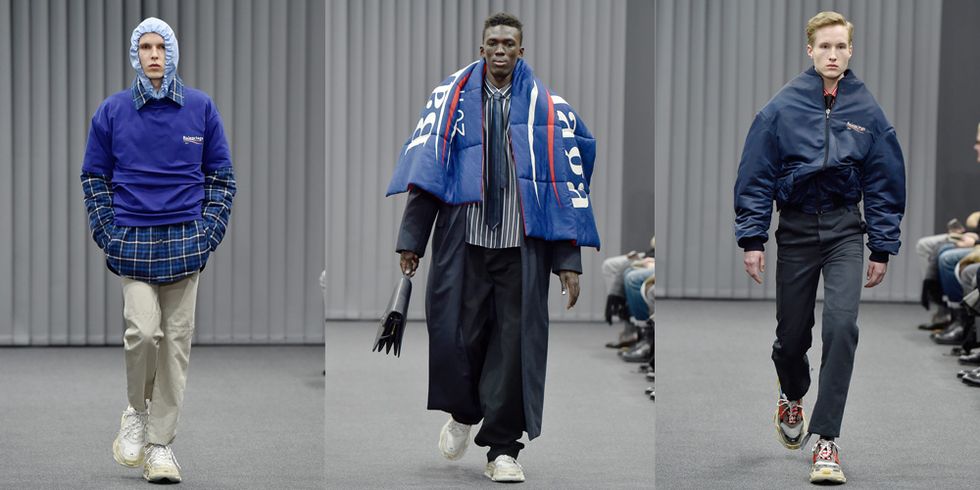 Balenciaga's Menswear Collection Was Inspired By Bernie Sanders ...