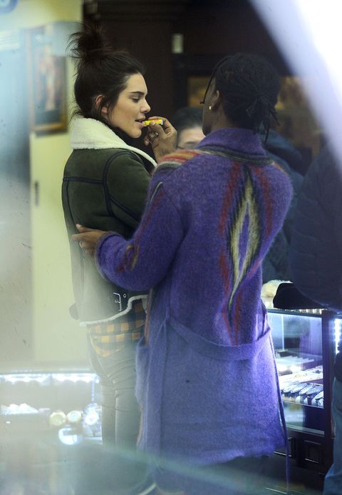 Kendall Jenner and A$AP Rocky Went Jewelry Shopping Together