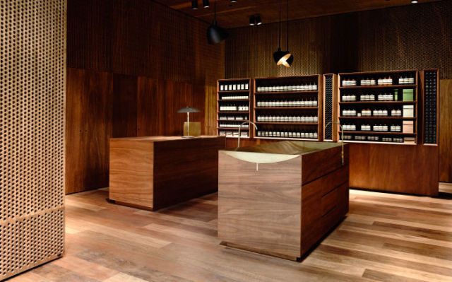 <p>A name now globally recognized and synonymous with chic soaps and lotions, <a href="https://www.aesop.com/au/" target="_blank" data-tracking-id="recirc-text-link">Aesop</a> was first established in Melbourne in 1987. Although the original Melbourne store no longer exists, there are several stores (eleven, not including department store counters or stockists) across Melbourne and each offer an unrivaled design experience in addition to their quality products. Aesop's design philosophy draws&nbsp;inspiration from the history and character of each individual store. Melbourne's Flinders Lane outpost (our favorite)&nbsp;was recently redesigned to feature a bold, curved wall made from over 1550 cardboard sheets. With a consistently cool and clean aesthetic, together with their impeccable service and beautiful fragrances, the Aesop shopping experience is always a treat.&nbsp;<span class="redactor-invisible-space" data-verified="redactor" data-redactor-tag="span" data-redactor-class="redactor-invisible-space"></span></p>