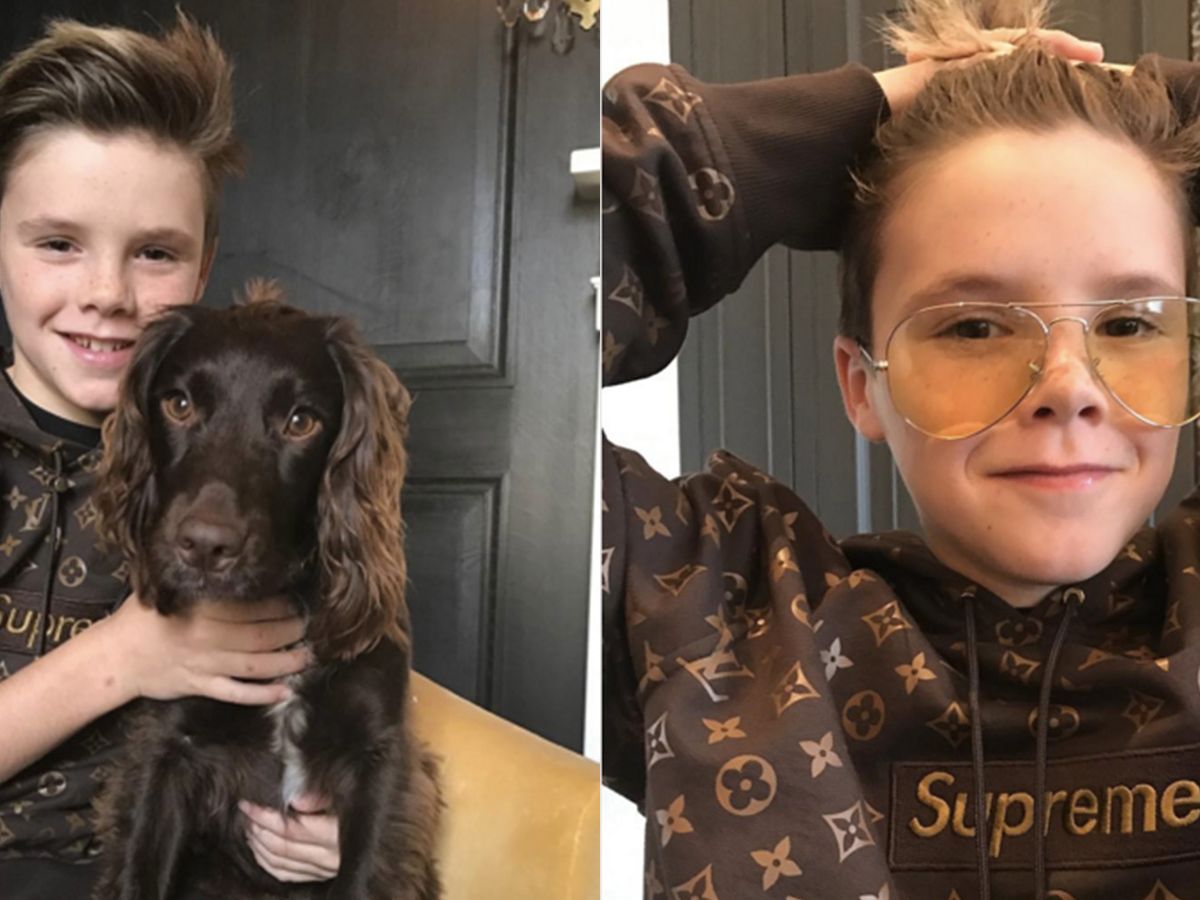 Eleven-Year-Old Cruz Beckham Is Already Wearing Supreme x Louis