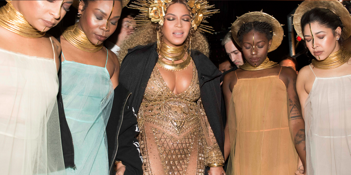 Beyoncé Shares New BehindtheScenes Photos from Grammys Performance