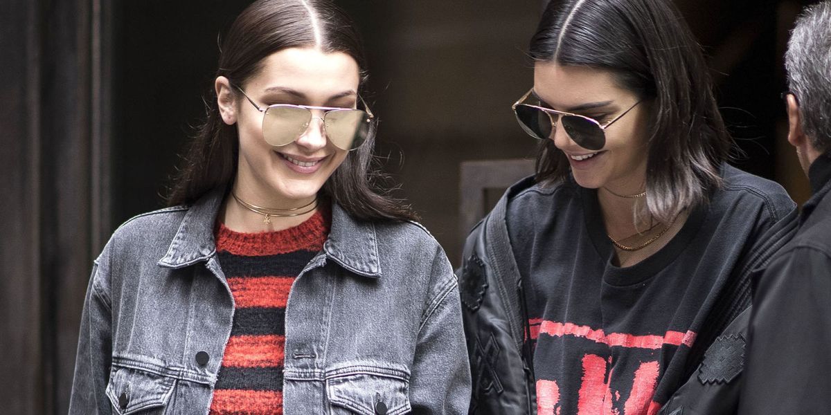 Bella Hadid And Kendall Jenner Have A Model-off-duty Matching Moment