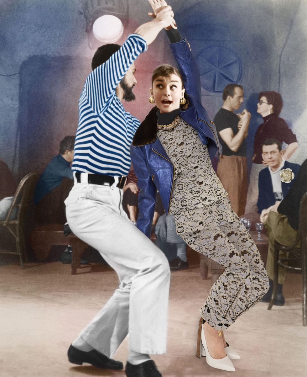 Cast of Funny Face Tries on Spring Fashion - Funny Face Images Get