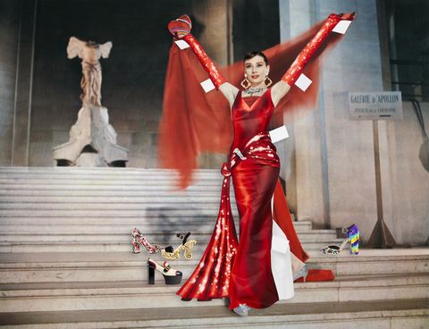 <p><strong data-redactor-tag="strong" data-verified="redactor">Moschino Couture</strong> gown, $2,395, and gloves, $495, 212-226-8300; <strong data-redactor-tag="strong" data-verified="redactor">Judith Leiber Couture</strong> clutch, $4,295,&nbsp;Saks Fifth Avenue,&nbsp;877-551-7257;<strong data-redactor-tag="strong" data-verified="redactor">&nbsp;Le Vian </strong>earrings, $29,097,&nbsp;<a href="http://levian.com/brandedbylevian/" target="_blank" data-tracking-id="recirc-text-link">levian.com</a>;&nbsp;<strong data-redactor-tag="strong" data-verified="redactor">Jimmy Choo</strong> shoes, price upon request,&nbsp;<a href="http://us.jimmychoo.com/en/home" target="_blank" data-tracking-id="recirc-text-link">jimmychoo.com</a>;&nbsp;Shoes on steps: <strong data-redactor-tag="strong" data-verified="redactor">Gucci</strong> shoe, $1,100,&nbsp;<a href="https://www.gucci.com/us/en/" target="_blank" data-tracking-id="recirc-text-link">gucci.com</a>;&nbsp;<strong data-redactor-tag="strong" data-verified="redactor">Dolce &amp; Gabbana </strong>shoes, $1,275–$3,575,&nbsp;877-70-DGUSA.&nbsp;</p>