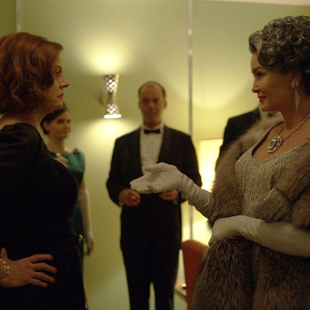 Susan Sarandon and Jessica Lanage in Feud: Bette and Joan
