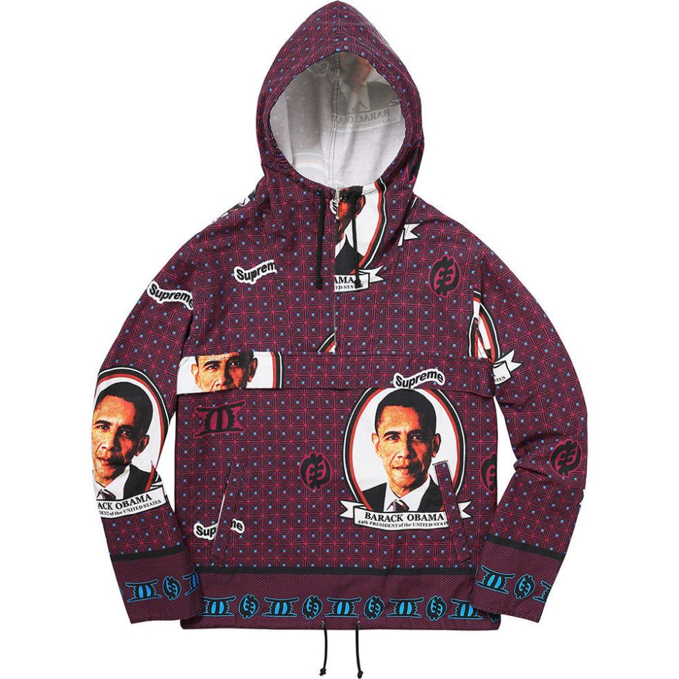 Obama wearing cheap supreme shirt