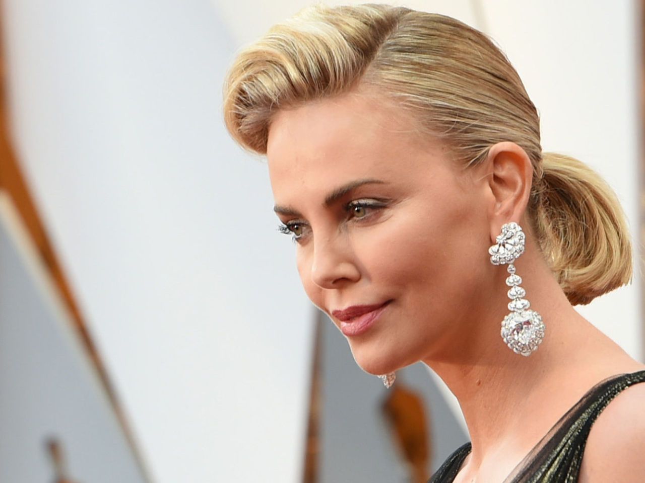 Twitter Is Going Crazy Over Charlize Theron s Earrings at the