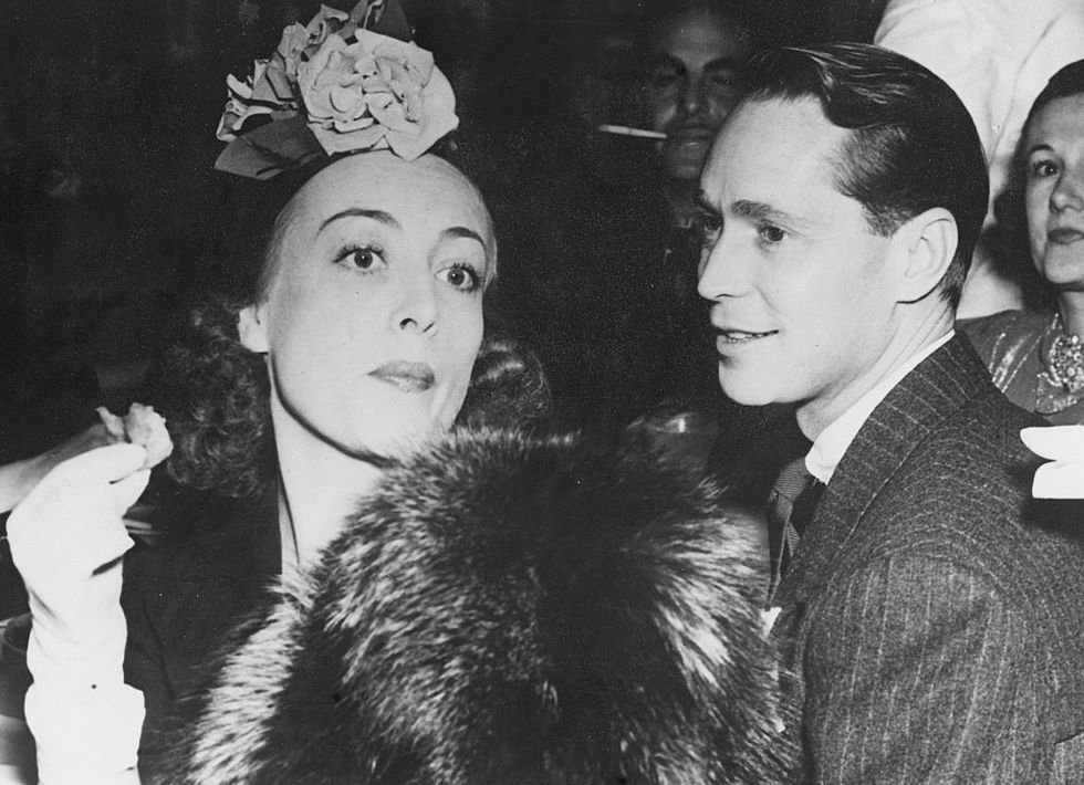 Franchot Tone and Joan Crawford pictured at a party in Hollywood, May 26th 1936