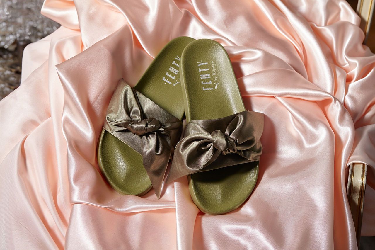 puma slides fenty bow