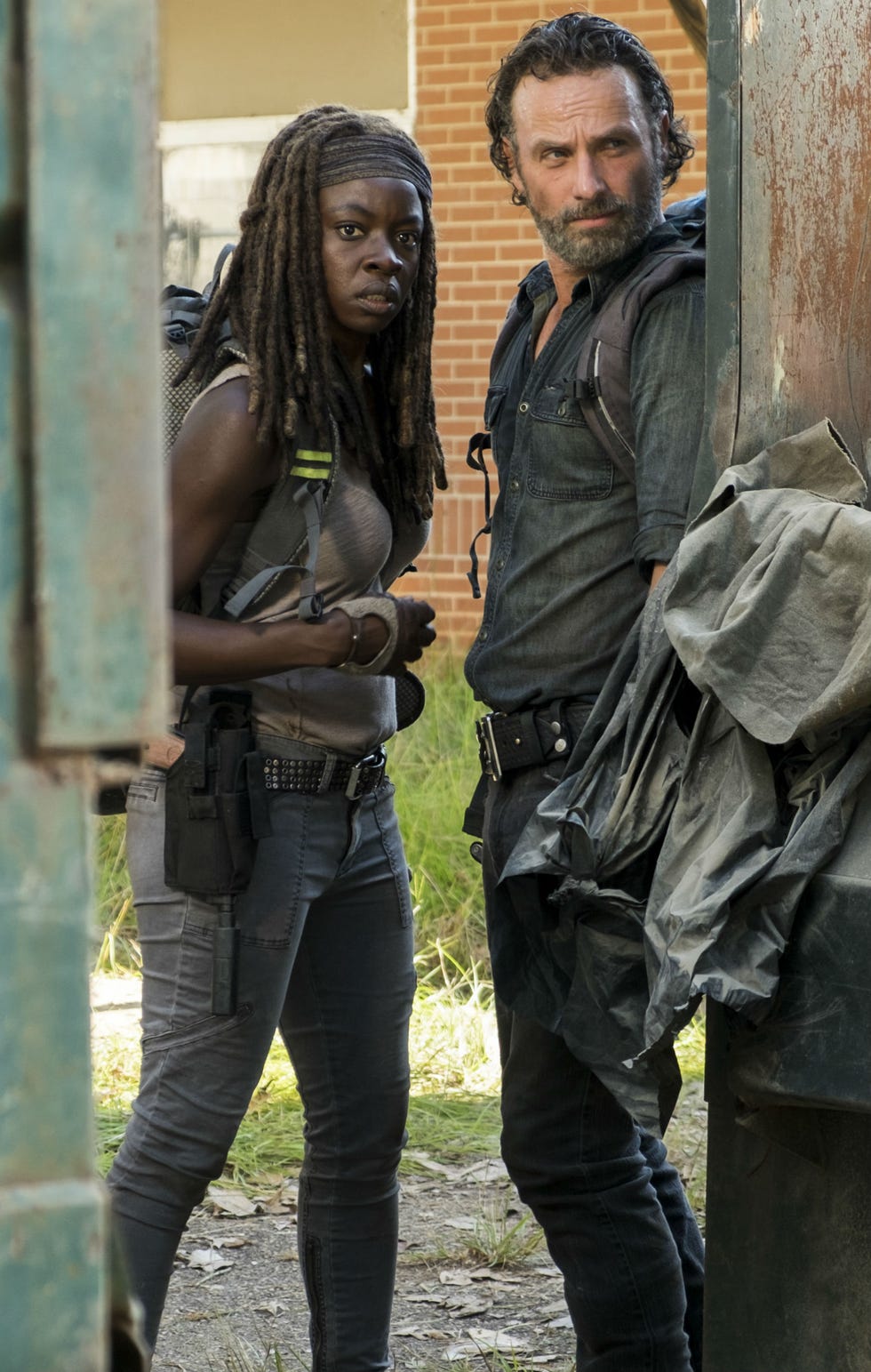 Rick and Michonne in 'The Walking Dead' season 7 episode 12 'Say Yes'