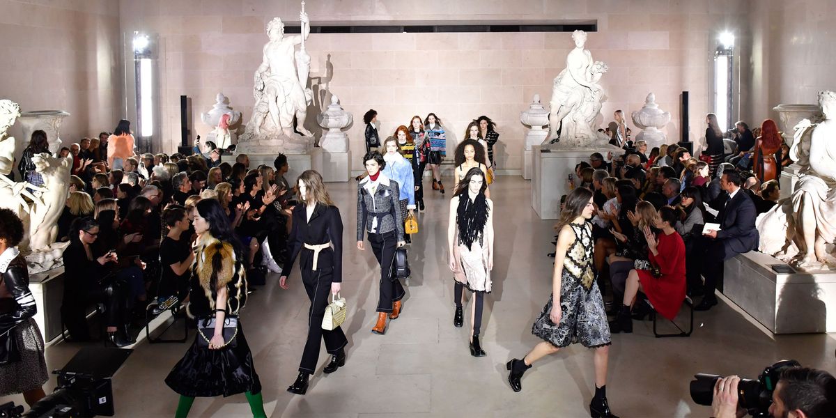 Louis Vuitton makes a classical spectacle at the Louvre