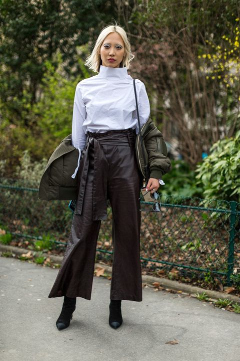 Paris Fashion Week Street Style Fall 2017 - Street Style at Paris ...