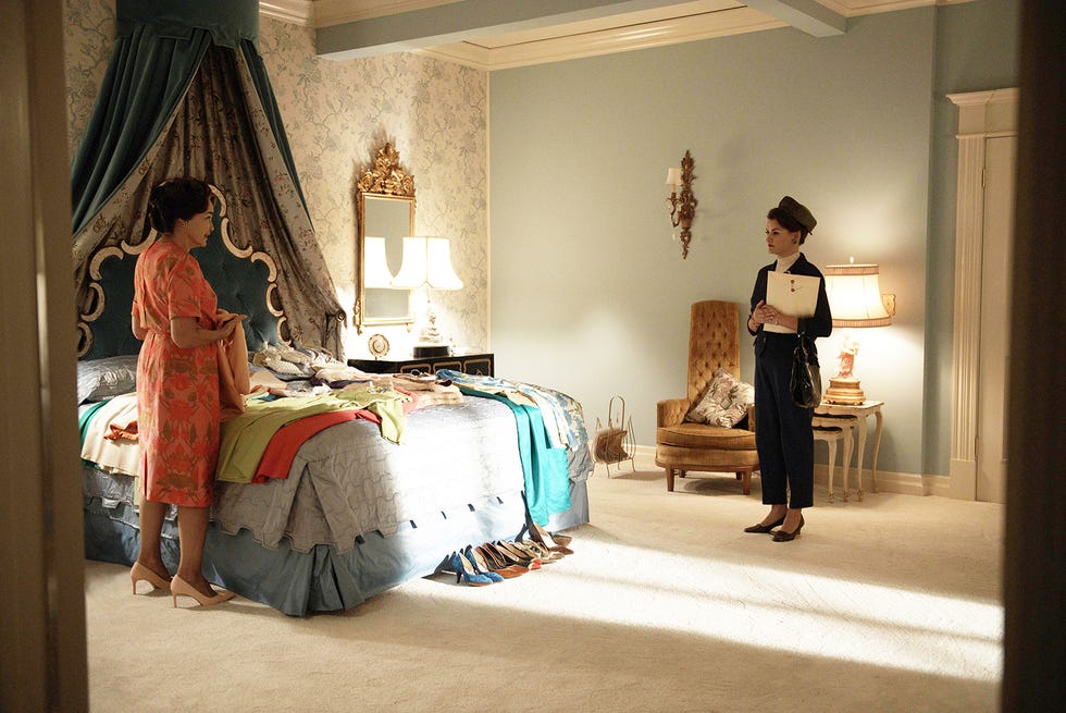 Room, Furniture, Interior design, Boutique, House, Bedroom, Tourist attraction, Building, Bed sheet, Museum, 