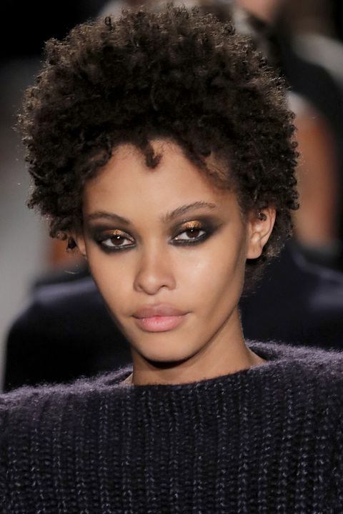 <p>An eye look as strong and unapologetic&nbsp;as the women who wore it on the runway at Brandon Maxwell. "We are embracing the difference in the looks, it's the same makeup with different colors,"&nbsp;says makeup artist Tom Pecheux, who painted the&nbsp;strong black-and-metallic eyeshadow on each model. "I love the fact that it's the same, but it's not the same color. Like&nbsp;human beings—we are the same, but we are all different colors."&nbsp;<span class="redactor-invisible-space"></span></p>