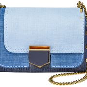 Bag, Handbag, Blue, Fashion accessory, Denim, Shoulder bag, Leather, Wristlet, Electric blue, 