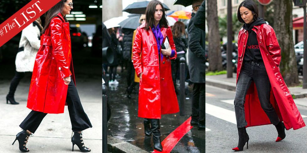 My signature style: The Famous Red Trench Coat