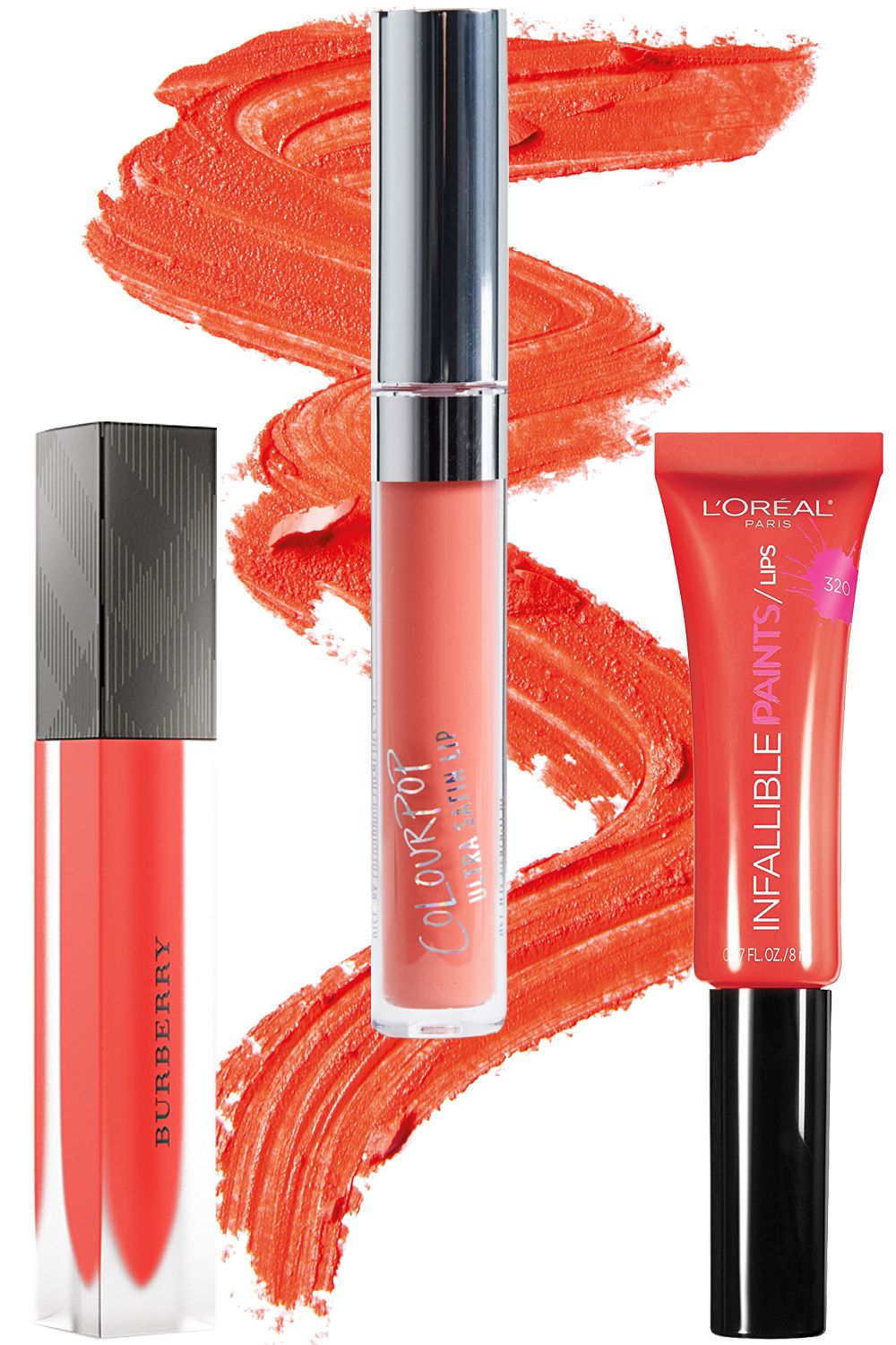 Burberry coral orange lipstick on sale