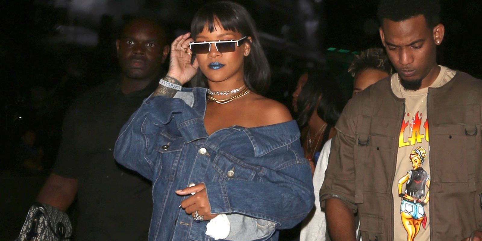 Rihanna Is All Of Us Watching Kendrick Lamar At Coachella