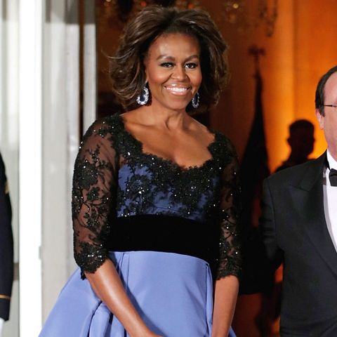 First Lady Wears Carolina Herrera - Fashion News