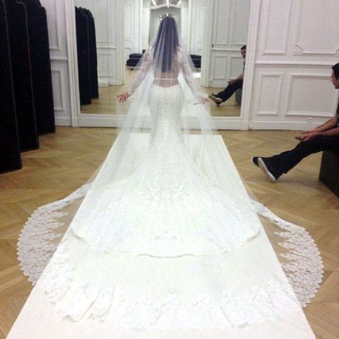 Kim Kardashian Wedding Dress Fitting 