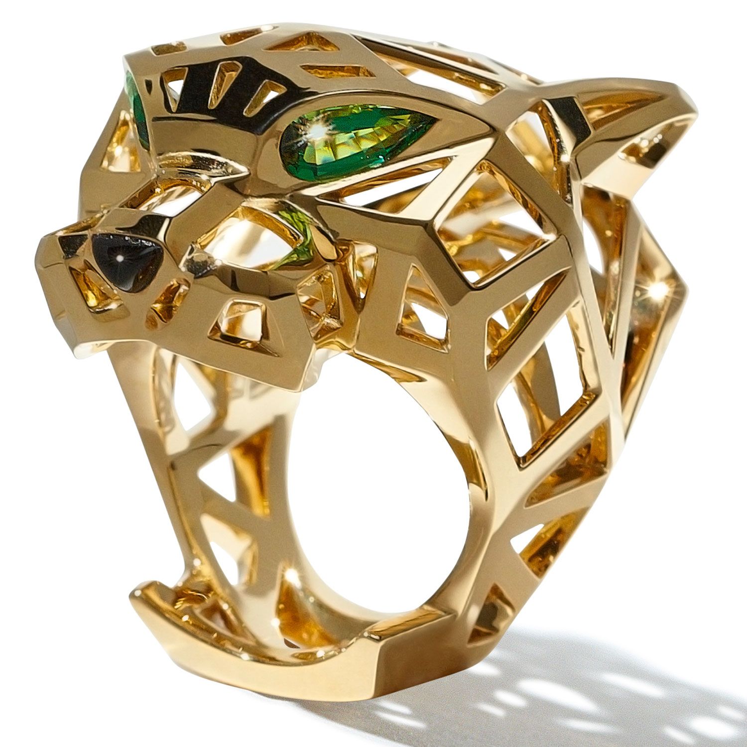 cartier diamond leopard ring