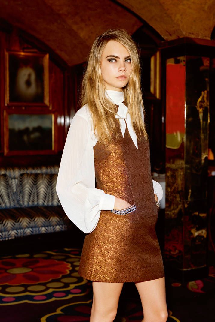 Cara Delevingne Stars in Topshop's Holiday Campaign