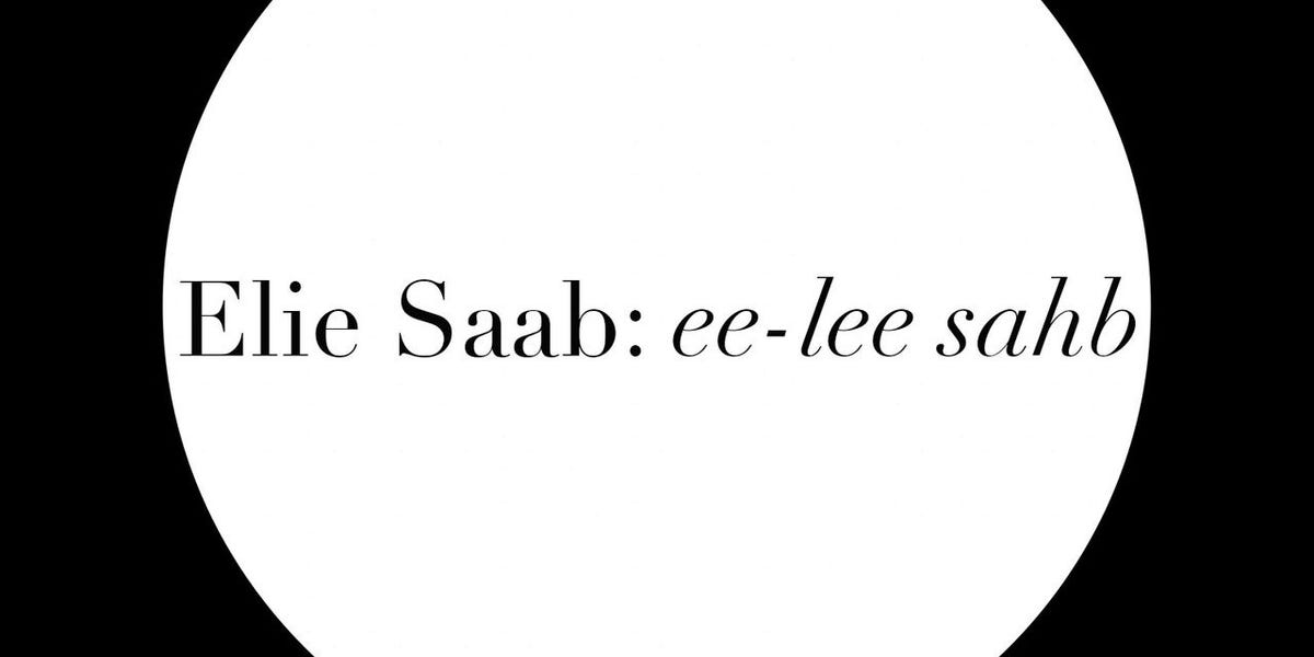 How To Pronounce Designer Names: Part Deux