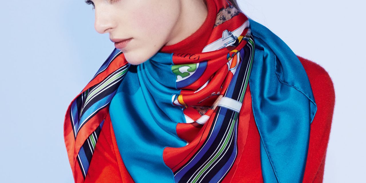 hermes scarf how to wear