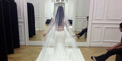 Kim Kardashian Wedding Dress Fitting Kim Kardashian Naked