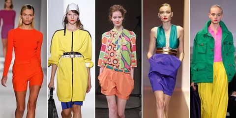 Bright Colors at Milan Fashion Week Spring 2011