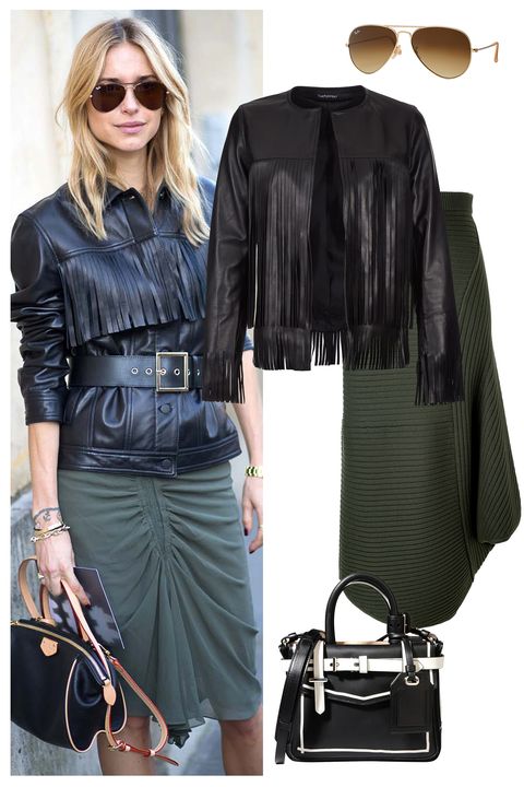 Shop The Street Style Look: Leather Fringe Jacket - Leather and Fringe ...