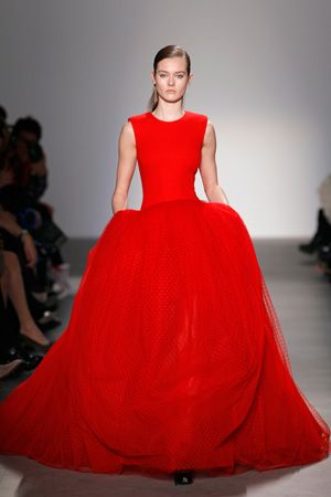 red gown macy's