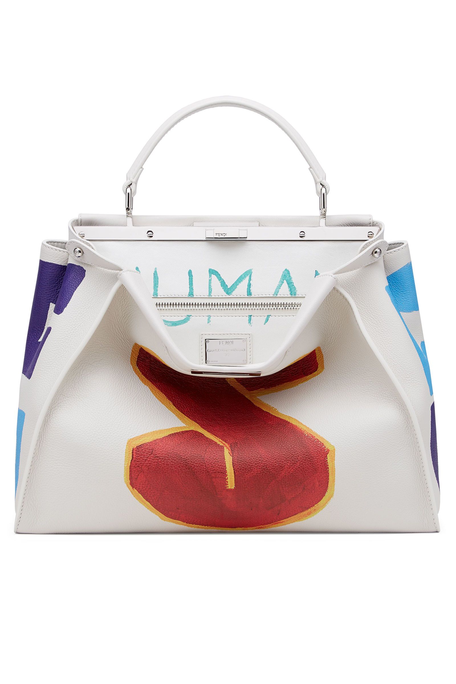 silver fendi bag