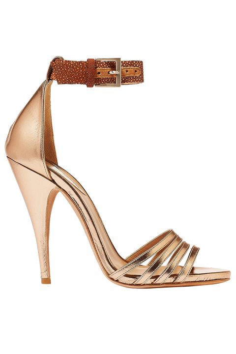 Gold Accessories For Spring 2014 - Gold Shoes, Bags, and Jewelry