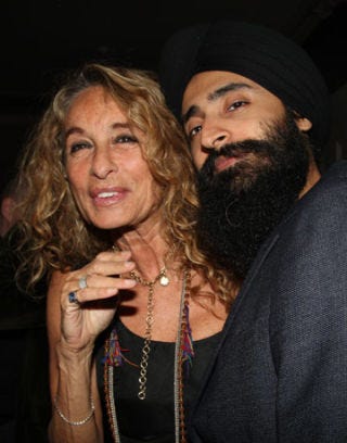 New York Fashion Week Parties ann dexter-jones and waris ahluwalia