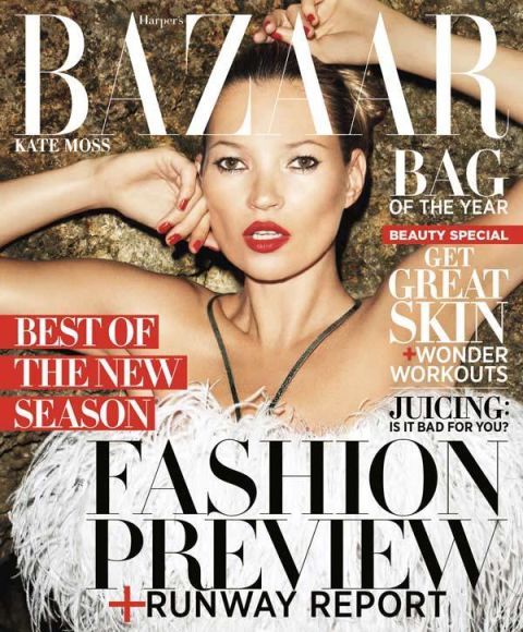 Kate Moss Harper's Bazaar Covers- Kate Moss in Harper's Bazaar