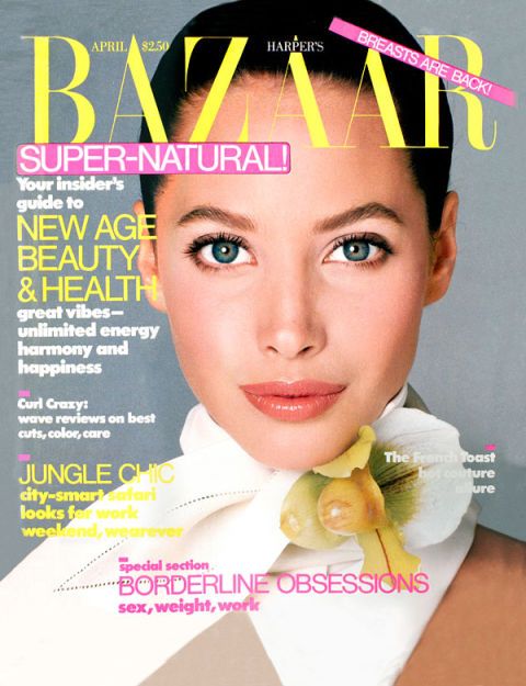 Christy Turlington in Harper's Bazaar - Best Bazaar Covers