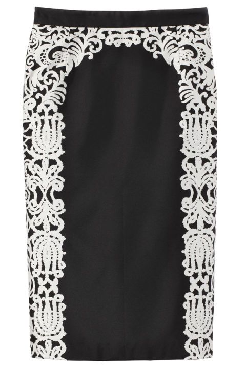 Black and White Lace Trend Fall 2012 - Black and White Lace Clothing ...