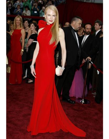 nicole kidman red dress